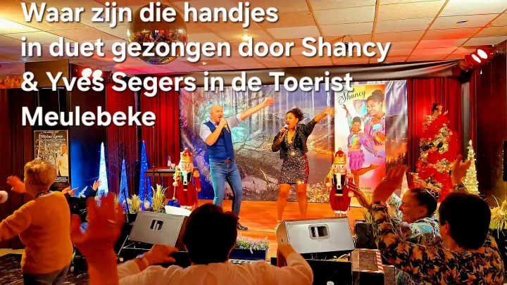 Sfeerfoto van een optreden van Shancy
