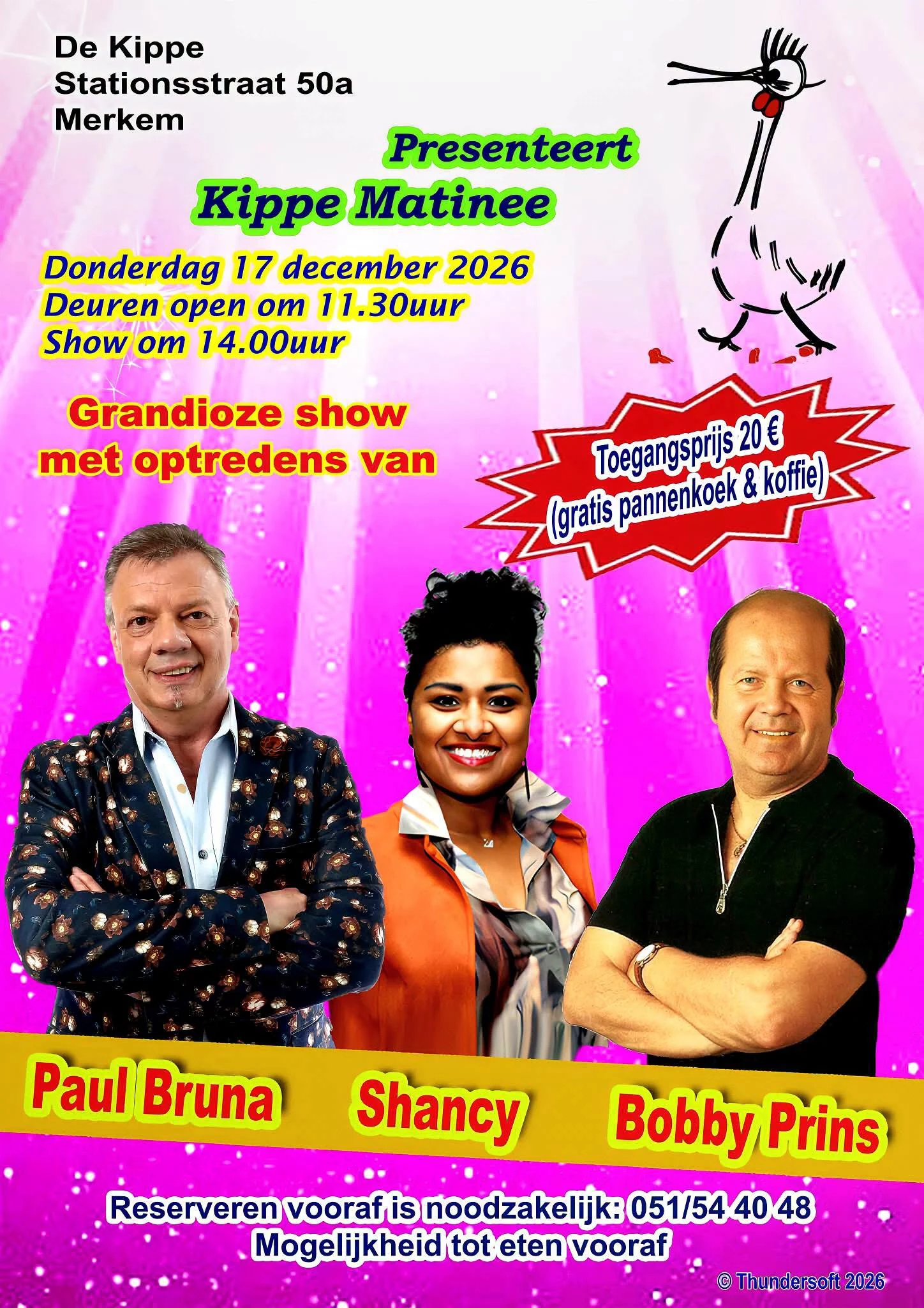 Affiche voor Kippe Matinee